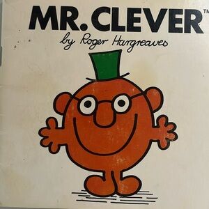 Rare 1984 Kids Mr. Clever By Roger Hargreaves